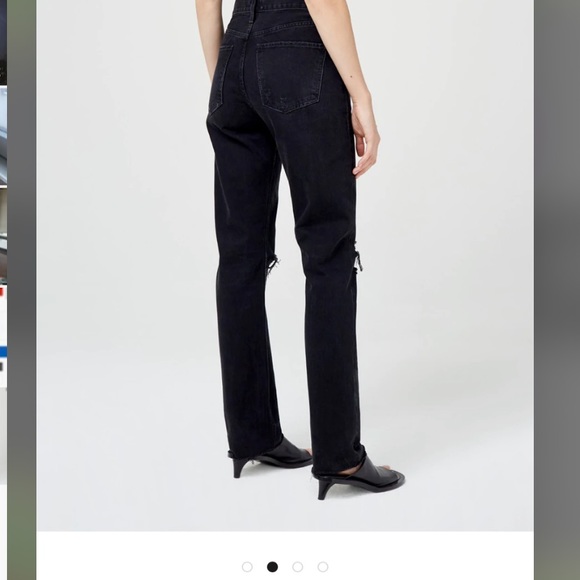 Agolde Cherie High Rise Straight - Picture 3 of 4